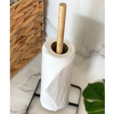 Kit Suporte Porta Utensílios De Cozinha E Porta Papel Toalha De Mesa Preto Yoi